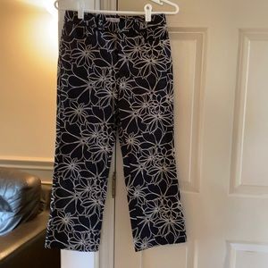 Designer crop pants like new